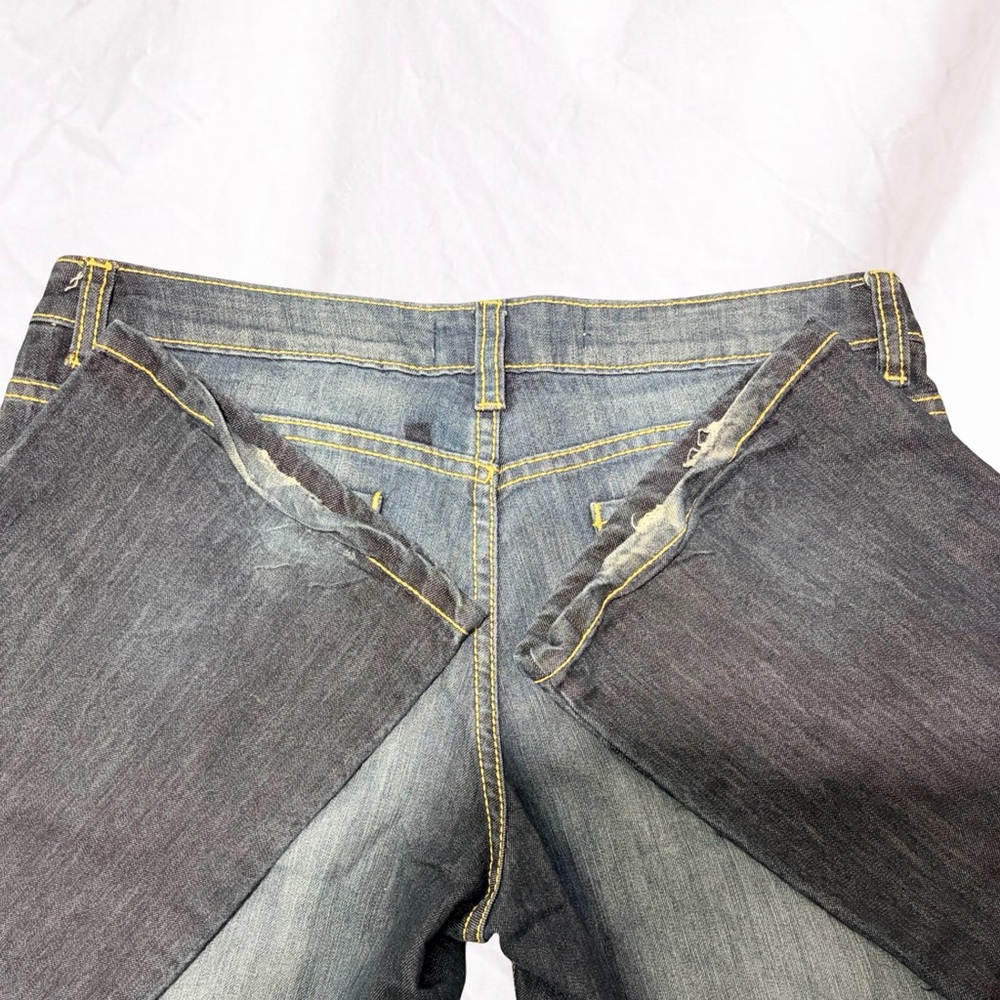 Paper Denim & Cloth 2000s-Era Mid-Rise Flare Jeans Women’s Size 10 Dark Wash - Picture 9 of 9